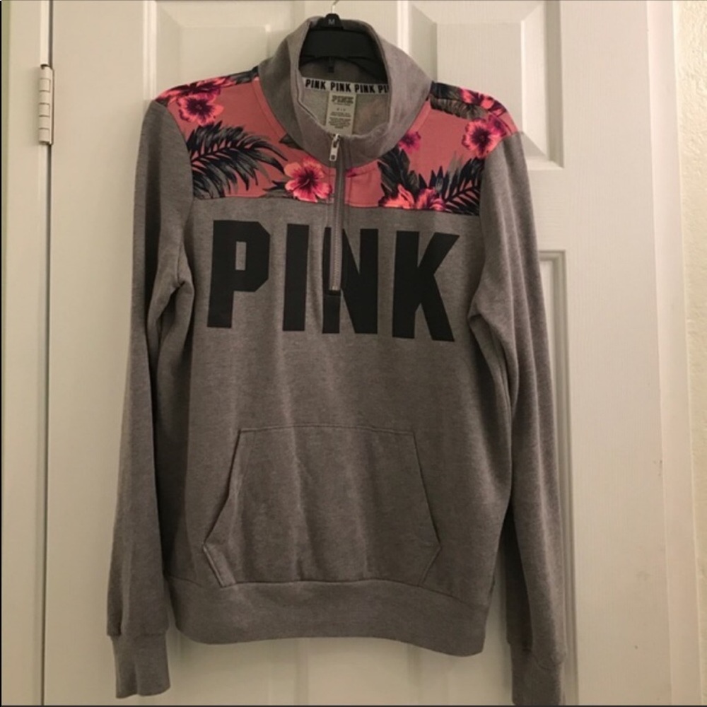 Vs pink half zip